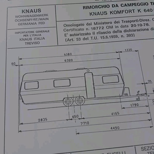 Roulotte knaus komfort k640 - komfort, k640/1