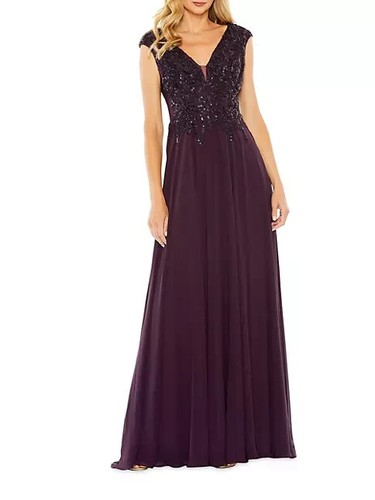 Abito plissettato mac duggal - abito,