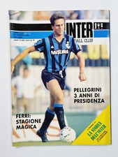 RARO INTER FOOTBALL CLUB 3 MARZO 1987 +FASCICOLO STORIA-RICCARDO FERRI-PIRACCINI