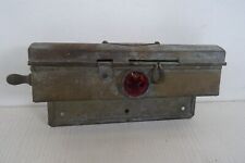 porta targa illuminazione a carburo moto auto d'epoca Bianchi Guzzi Itala