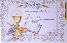 Prima Comunione biglietto di