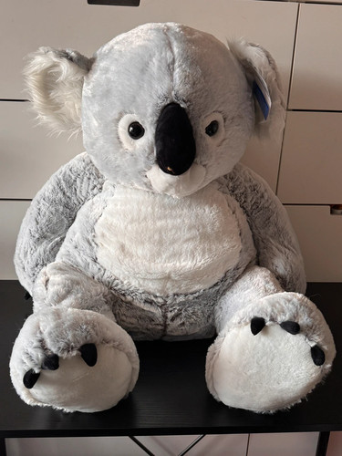 Enorme koala peluche etichette