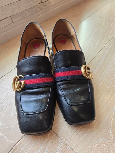 Mocassini gucci tacco medio - gucci, in