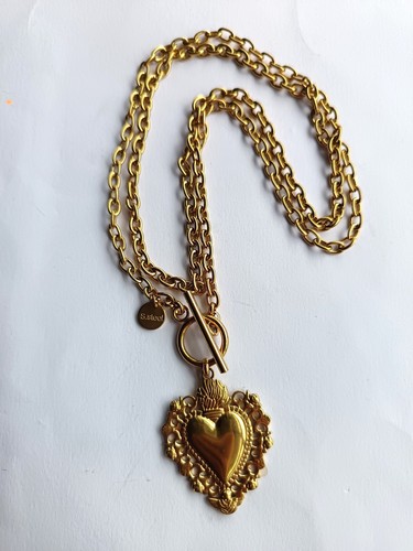 Collana donna acciaio dorato - collana,