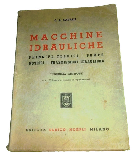 Macchine idrauliche principi - idrauliche, -principi