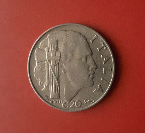 Centesimi 1940 errore - 20,