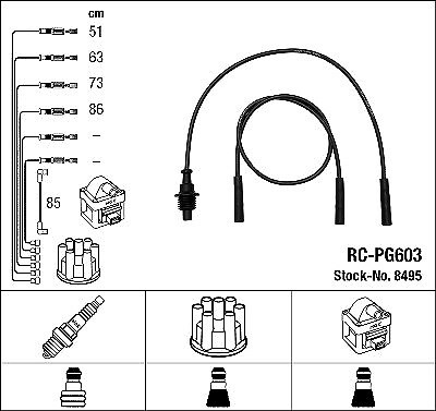 Set cavi candele - set,