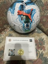 NEW PALLONE UFFICIALE SERIE A JUVENTUS AUTOGRAFATO SQUADRA 2025/26 CON COA R