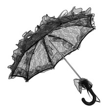 Ombrello ombrellone in pizzo