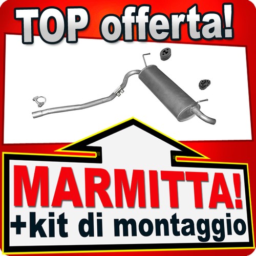 Silenziatore posteriore fiat - posteriore,
