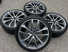 4 RUOTE INVERNALI ORIGINALI 19" ALLUMINIO AUDI A4 S4 8W B9 8W0601025BF 245/35R19 93W CONTI