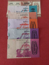  BIGLIETTI TICKET NAPOLI 1984-85 MARADONA COPPA VERONA INTER JUVE A RICHIESTA 