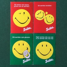 4 Cartoline pubblicitarie COLUSSI Perugia SMILE Lotto card