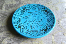 Piatto in ceramica decorato a