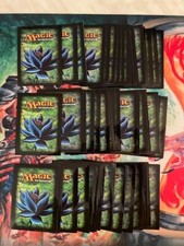1 x SLEEVES BLACK LOTUS MTG MAGIC THE GATHERING BLACK VERSION BUSTINE BUSTE