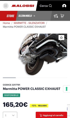 Marmitta scarico malossi - marmitta,