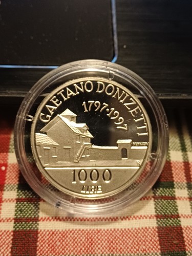 1000 lire argento proof 1997 - 1000,