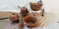 Pentole rame, paiolo per polenta lotto 4 pz