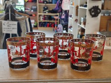 SERVIZIO 6 BICCHIERI KAMBUSA L'AMARICANTE - PUBBLICITARI VINTAGE D'EPOCA VECCHI