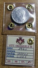 VITTORI EMANUELE III -. LIRE 1  IMPERO DEL 1940 - FDC