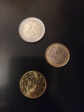 SAN MARINO (2017 + 2015) 2 + 1 Euro + 50 cent. FDC da rotolino nuove