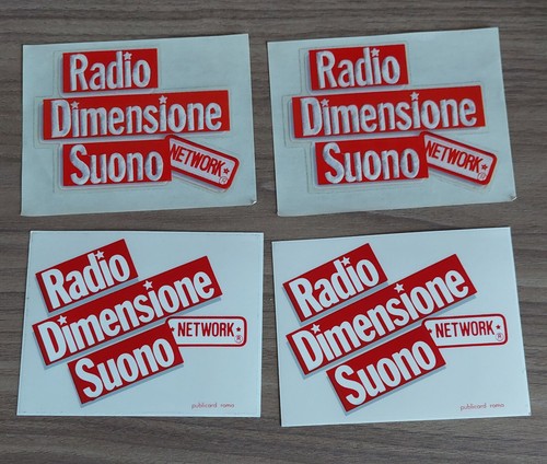 Adesivo radio dimensione suono - adesivo,
