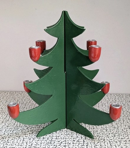 Portacandele albero natale - albero, di