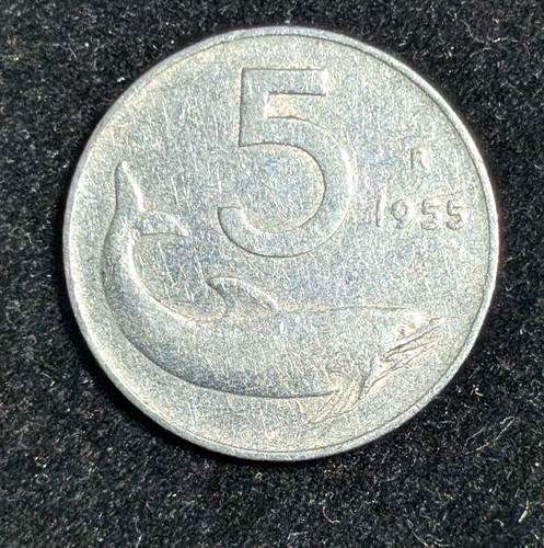 1955 italy lire circulated - 1955,