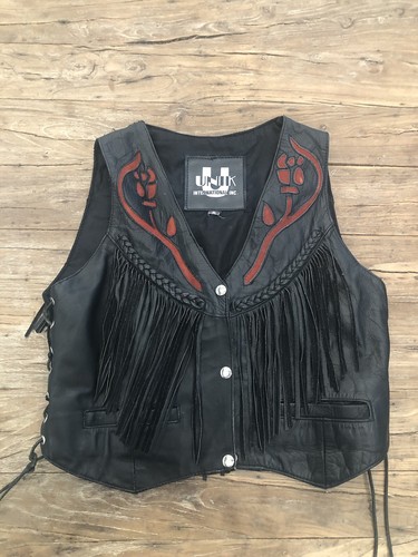 Gilet moto unik pelle - gilet,