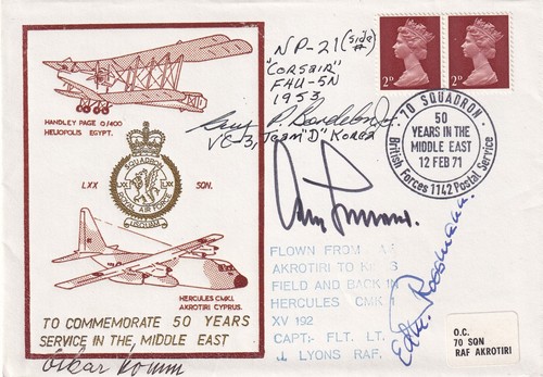 Raf akrotiri signed galland - signed,
