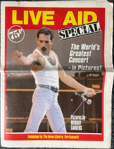 Queen freddie mercury live aid - freddie,