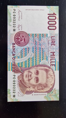 Banconote italiane lire - banconote,
