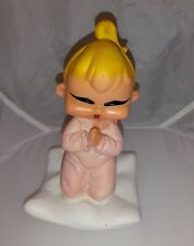 BIMBA BAMBOLA VINTAGE RUBBER TOY LAMPADA ABATJOUR BAMBINI ANNI '60 CHICCO