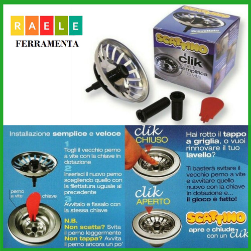 Tappo per lavandino cucina - per,
