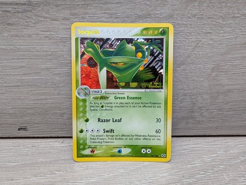Sceptile reverse holo stamp - reverse,
