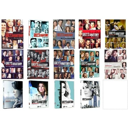 Dvd grey anatomy stagioni - grey's,