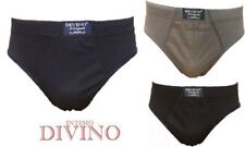 6 pezzi slip uomo divino art..76 soffice cotone 100% taglie normali e calibrate