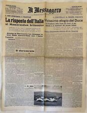 IL MESSAGGERO 26 GENNAIO 1937