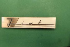 FIAT Badge Frigorifero Anni ’50/’60 – Originale Vintage 3x16 cm – Ottime Condizi