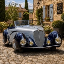 Delahaye 135M poster arte da