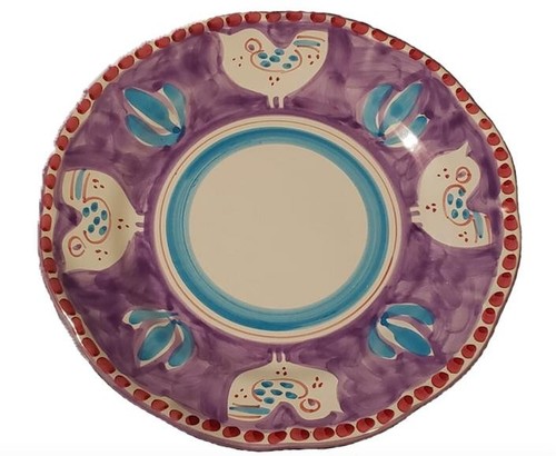 Piatto vietri viola - piatto,