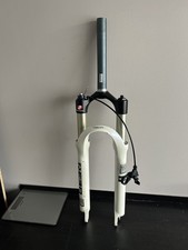 Rock Shox Reba Team Dual Air 26" 1 1/8 senza filettatura 100mm viaggio DSC QR 9mm bianco