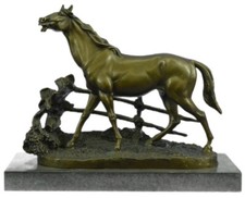 Cavallo puropane trotto bronzo