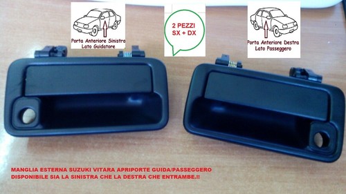 2pz set maniglia - 2pz, sx+dx