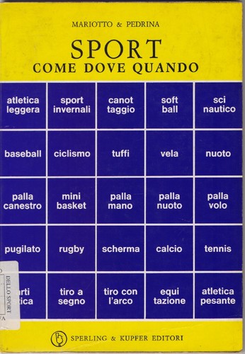Sport dove come quando - ,