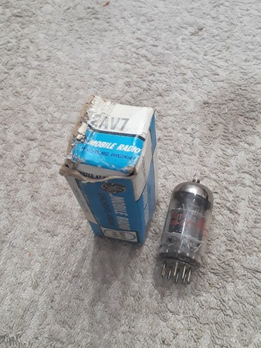 Nos 12av7 vacuum tube - nos, ge