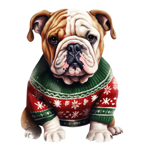 Adesivi auto bulldog inglese - bulldog,