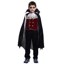 Costume Vampiro Travestimento Carnevale Halloween Dracula Twilight L.5647