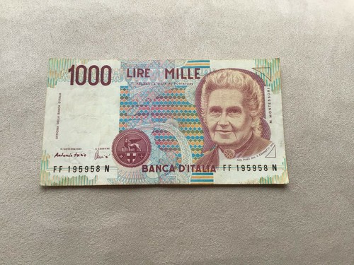 Mille lire montessori - lire,