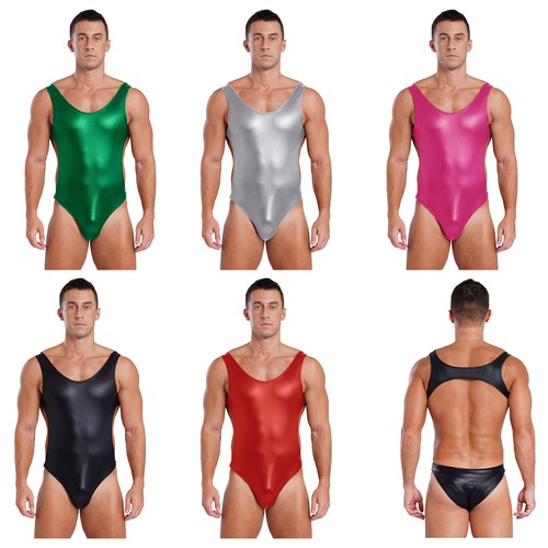 Herren metallic bodysuit - metallic,